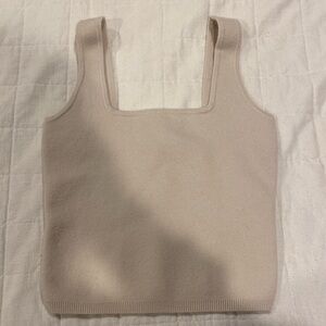 Abercrombie & Fitch Square Neck Knit Tank Top
